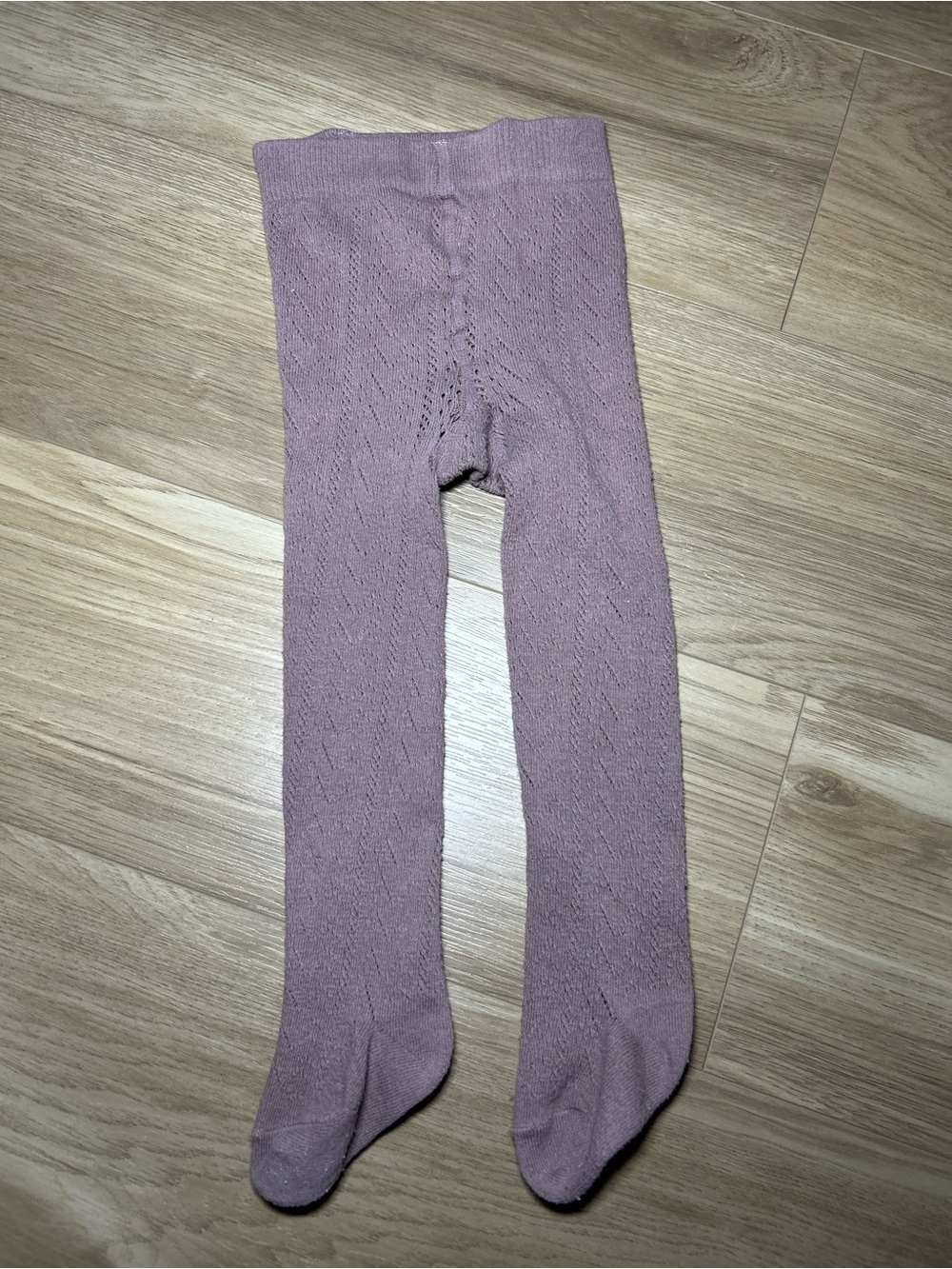 Jamie Kay Mauve Knit Footed Tights